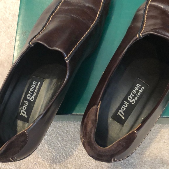 Paul Green Shoes Paul Green Munchen Brown Leather Loafers Poshmark
